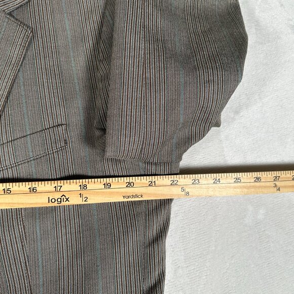 Hugo Boss Aamon Blazer Men Size 44R Two-Button Jacket Cotton Blend Made Slovenia - Picture 5 of 16